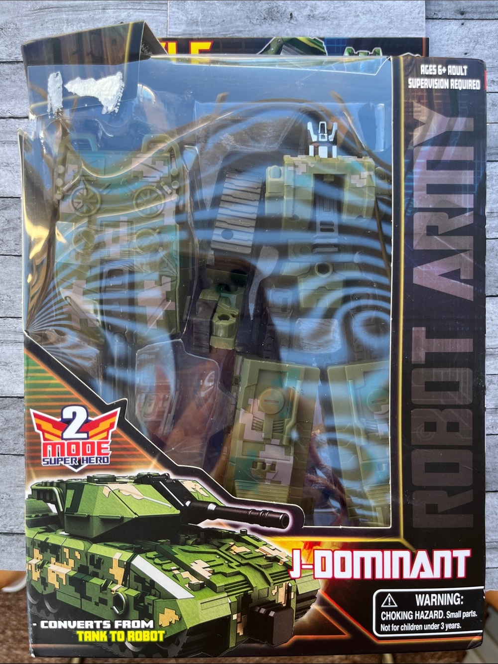 Green Robot/ Tank 2-Mode Figure - ROBOT ARMY